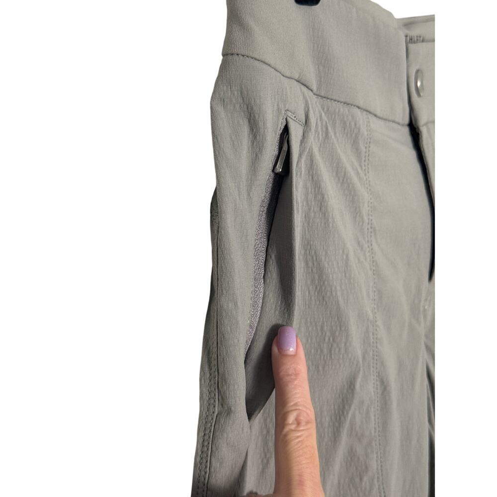 Athleta Womens Trekkie 2.0 Jogger Pants Athletic Hiking Silver Gray Size 6 - Picture 8 of 11